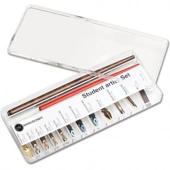 Dip Pen and Calligraphy Nib Set for Beginners: Student Artist Quality (11 Pc Set)