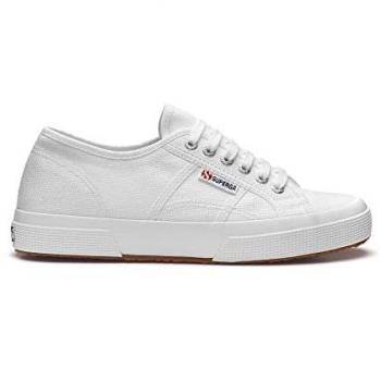 Superga 2750 New Plus Damen Sneakers aus Stoff Weiß Größe 36