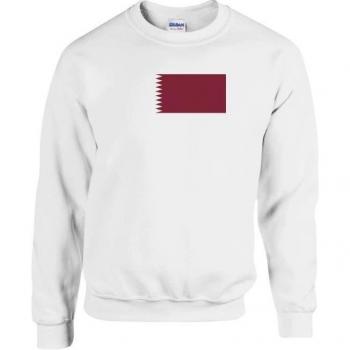 PixelForma Felpa Bianca Qatari Maniche Lunghe