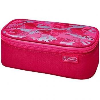 Herlitz Faulenzer BeatBox „Stealth Pink“ Federmäppchen – 22 cm