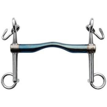 Trust Sweet Iron Baby Kandare 16 mm mit festem niedrigem Port 13,5 cm