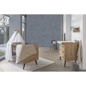 Set di mobili per lettino e fasciatoio Morris Oak