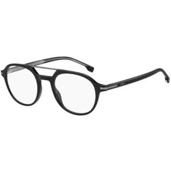 Boss 1849 807 Black Men’s Glasses – Size 50, Blue‑Shield Lenses