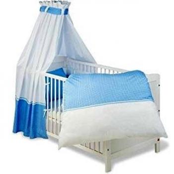 Pinolino Kinderbett‑Set (4 Stück) – Gitterbett 70x140 cm & 60x120 cm