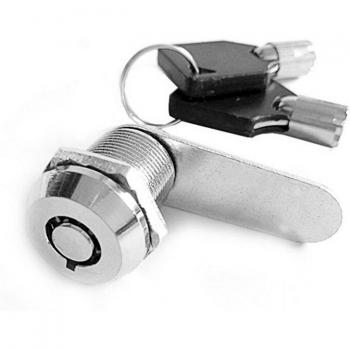 Serrure de quincaillerie multifonction pour meuble, porte et boîte aux lettres, incluant 2 clés