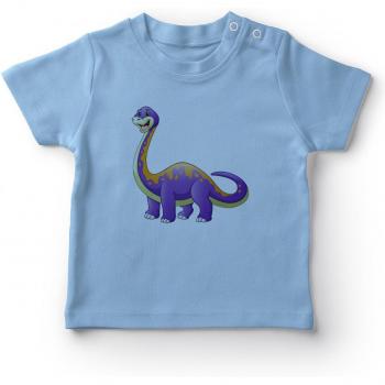 Pull léger Angemiel garçon bébés dino bleu