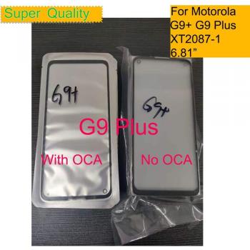 10Pcs OCA Front Glass Lens for Motorola Moto G9 Plus XT2087-1