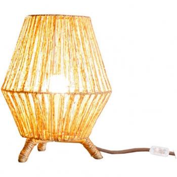 Lámpara de Mesa de Fibras Naturales 30 cm