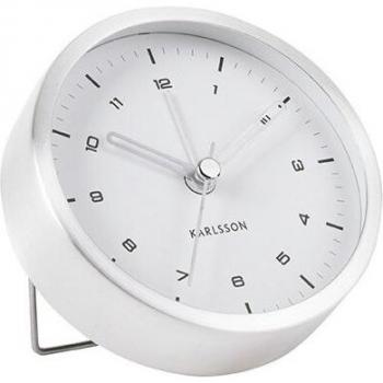 Reloj de Pulsera Karlsson (Acero Cepillado, Blanco)