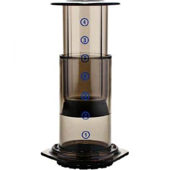 Tragbare Kaffeepresse mit Luftdrucksystem