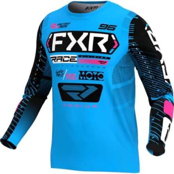 FXR Gioco Moto 2025 Maglia Bambini Nero Rosa XL