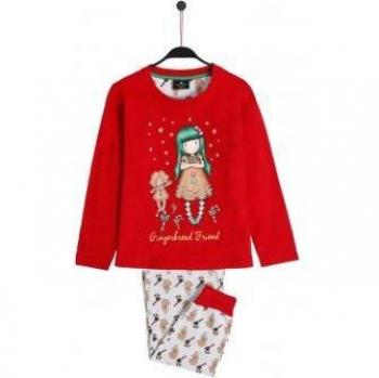 Santoro Meisjes Pyjama Gingerbread met Lange Mouwen