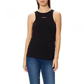 Donna Calvin Klein T-shirt X‑S CK Black Micro Branding
