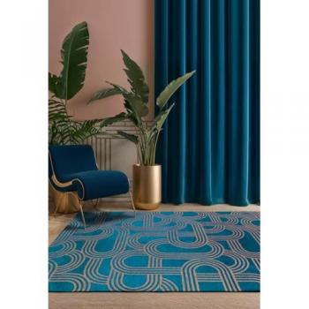Tapis Beneffito Disco Bleu_vert 140x200cm