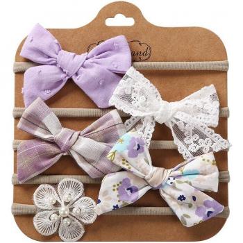 5Pcs Elastic Baby Hairbands