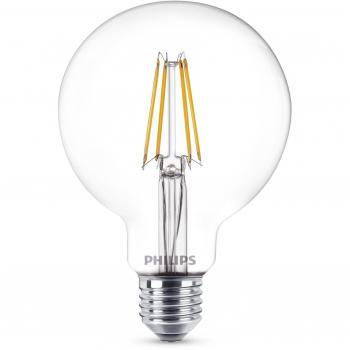 Philips Lampadina LED Globo 7W E27 Trasparente