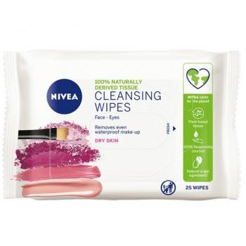Nivea 3 i 1 Mild Rengöringsservetter för effektiv rengöring och skonsam vård av huden