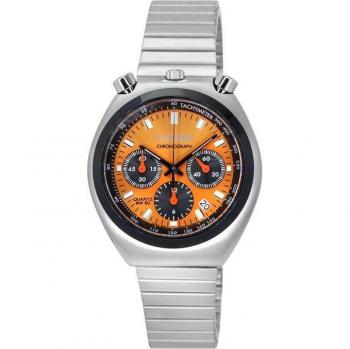 Citizen Bullhead Tsnuo orologio da uomo cronografo edizione limitata acciaio inox quadrante arancione AN3660-81X
