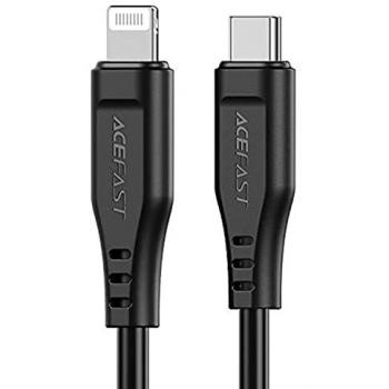 Acefast MFi Lightning Charging Cable 1.2M, 2.4A, Black