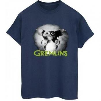 Gremlins Damen Baumwoll-T-Shirt Scared Green