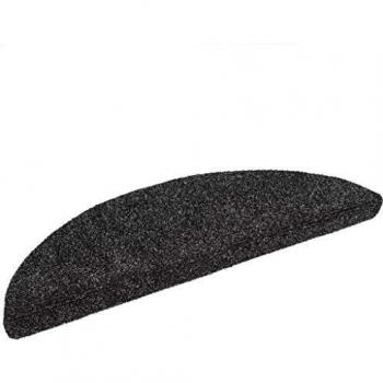 Self-adhesive Stair Mats, 15 pcs, 56x17x3cm, Dark Grey