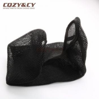 Housse de coussin noire antidérapante pour moto 56X96cm XXL