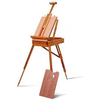 Fold‑Away Drawing Easel – Premium Wood, Shoulder Strap Included