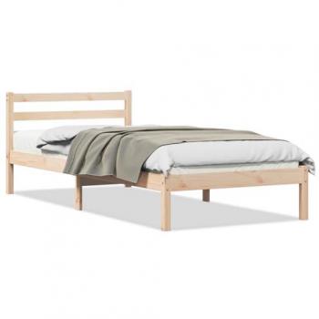 Cabecera de Pino Macizo – 215.5 x 105.5 cm, Diseño Vidaxl