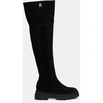 Stivali Tommy Hilfiger in suede neri
