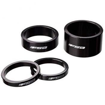 Fsa Spessore Sterzo 1-1/8' in Alluminio Nero 3mm