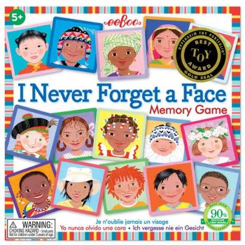 EeBoo I Never Forget a Face Memory and Matching Cards
