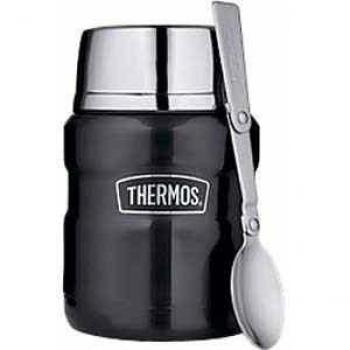 Thermos King Black 0.47‑Liter Food Bottle – 992706355