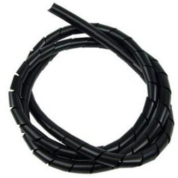 Spirale de serrage pour câbles 6 mm, couleur noire