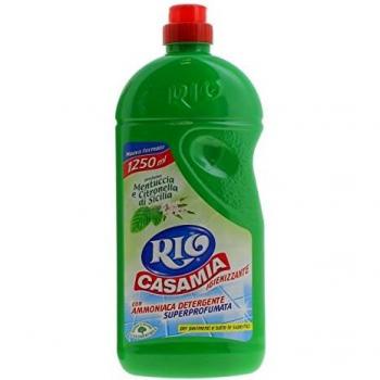 Rio casamia super igienizzante pavimenti con ammoniaca profumo mentuccia e citronella di sicilia 1250 ml