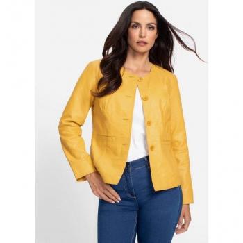 Veste en cuir d'agneau