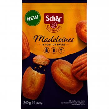 SCHAR MADELEINES SENZA LATTOSIO 8 PORZIONI DA 30 G