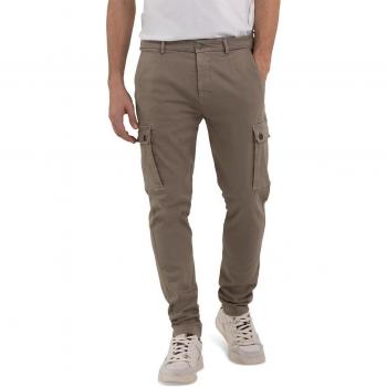 Replay Vaquero Hombre Beige Corte Slim