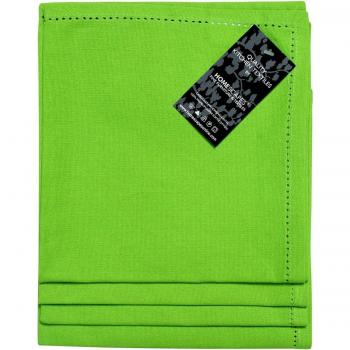 Pack Homescapes: 4 Serviettes Coton Citron Vert