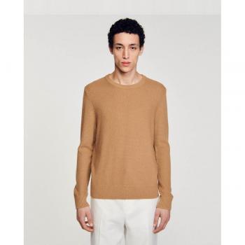 Sandro Rice Camel Sweater
