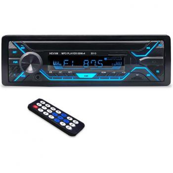 LaBo 1 Din High Power MP3 Car Radio with USB, Bluetooth, SD and MMC Tuner