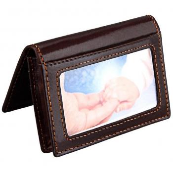 Hibate Leather RFID Blocking Credit Card Holder Wallet