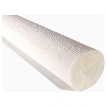 Crepon Papel Crepe 180g 50x25 cm Blanco – Rollo Premium
