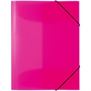 Carpeta HERMA de Polipropileno Esquinera A4 Rosa Neón