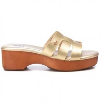 Xti 143354 Gold Women's Sandals EU Size 40