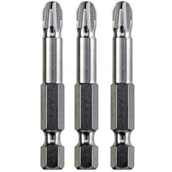 KWB 49121051 Pack de 3 Puntas de Destornillador 50 mm PH 1