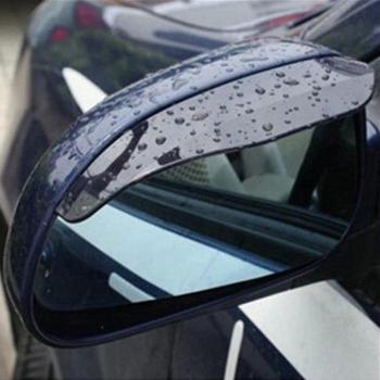 Black PVC Auto Mirror Rain Protection Cover
