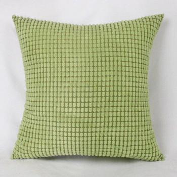 Couvre oreiller en velours côtelé doux 24x24 pouces