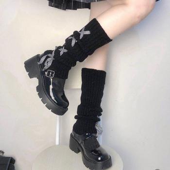 Pantalon de jambes en tricot Lolita