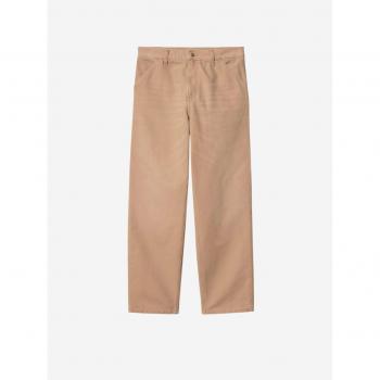 Pantalon Carhartt WIP Single Knee, Marron Clair, Casual pour hommes, taille L