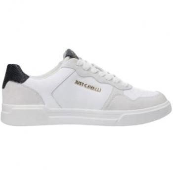Just Cavalli Kornige Leder Sneaker – Street‑Style